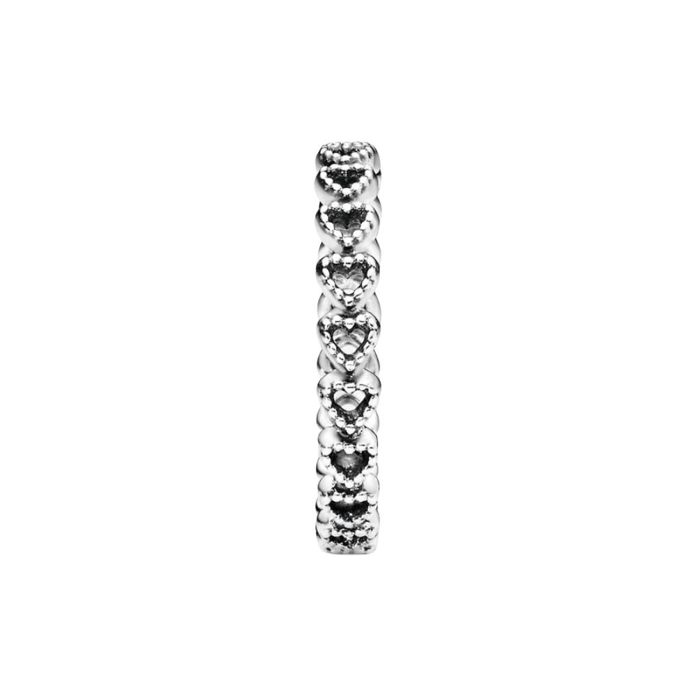 Anillo Diseño Entrelazado en Baño de Plata S925