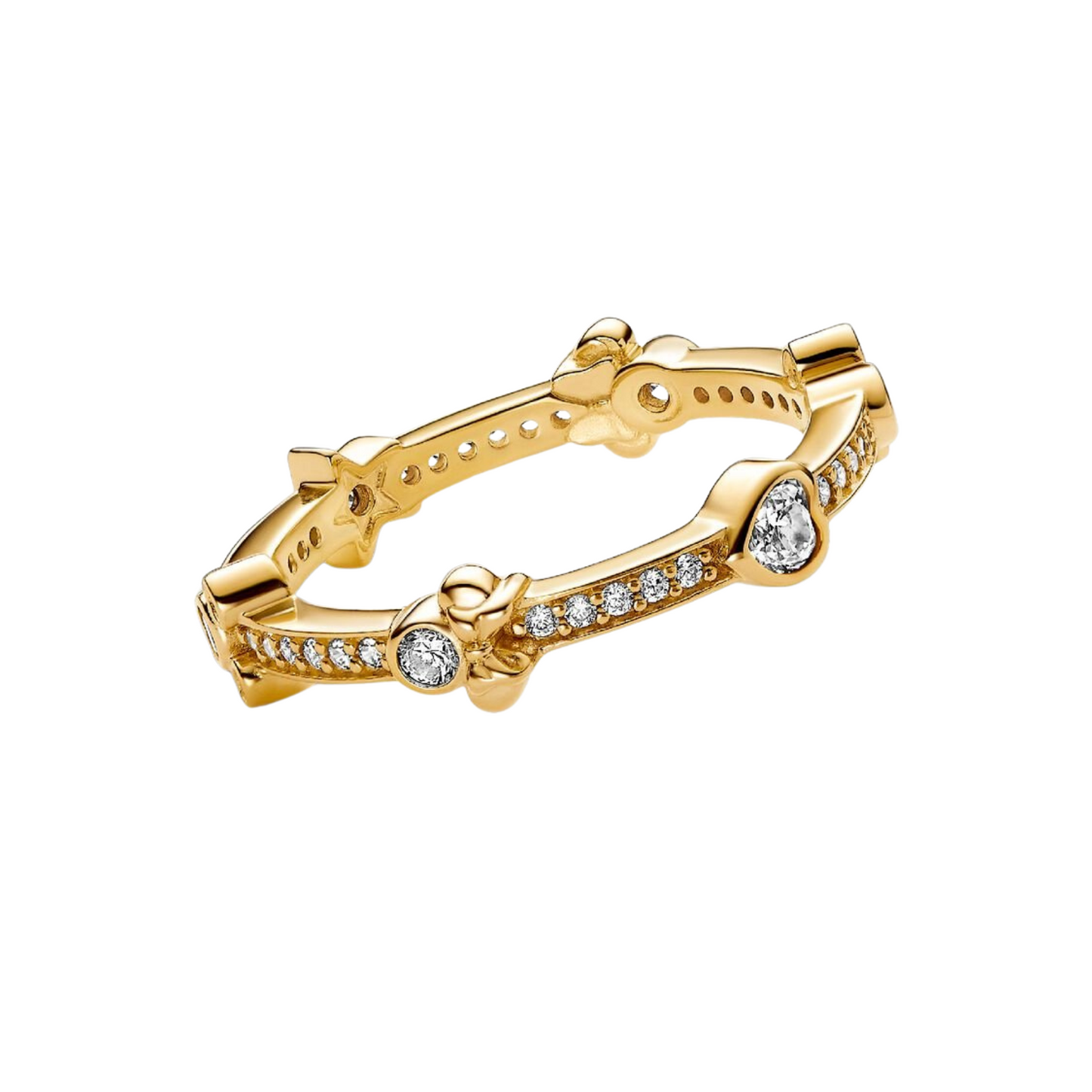 Anillo Pandora Eternidad Brillante Mickey Mouse & Minnie Mouse de Disney - BeJoyasVintage