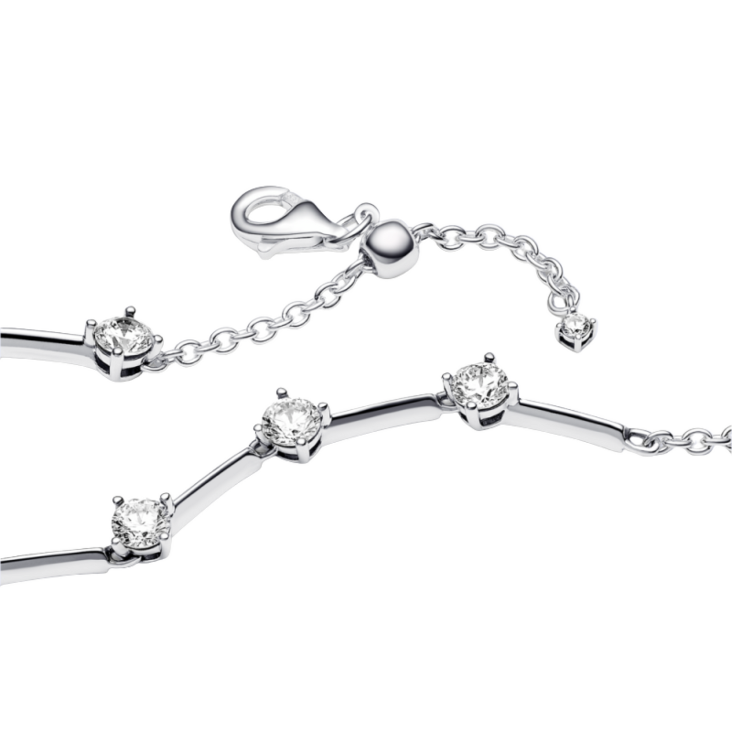 Pulsera Pandora Barras Brillantes - BeJoyasVintage