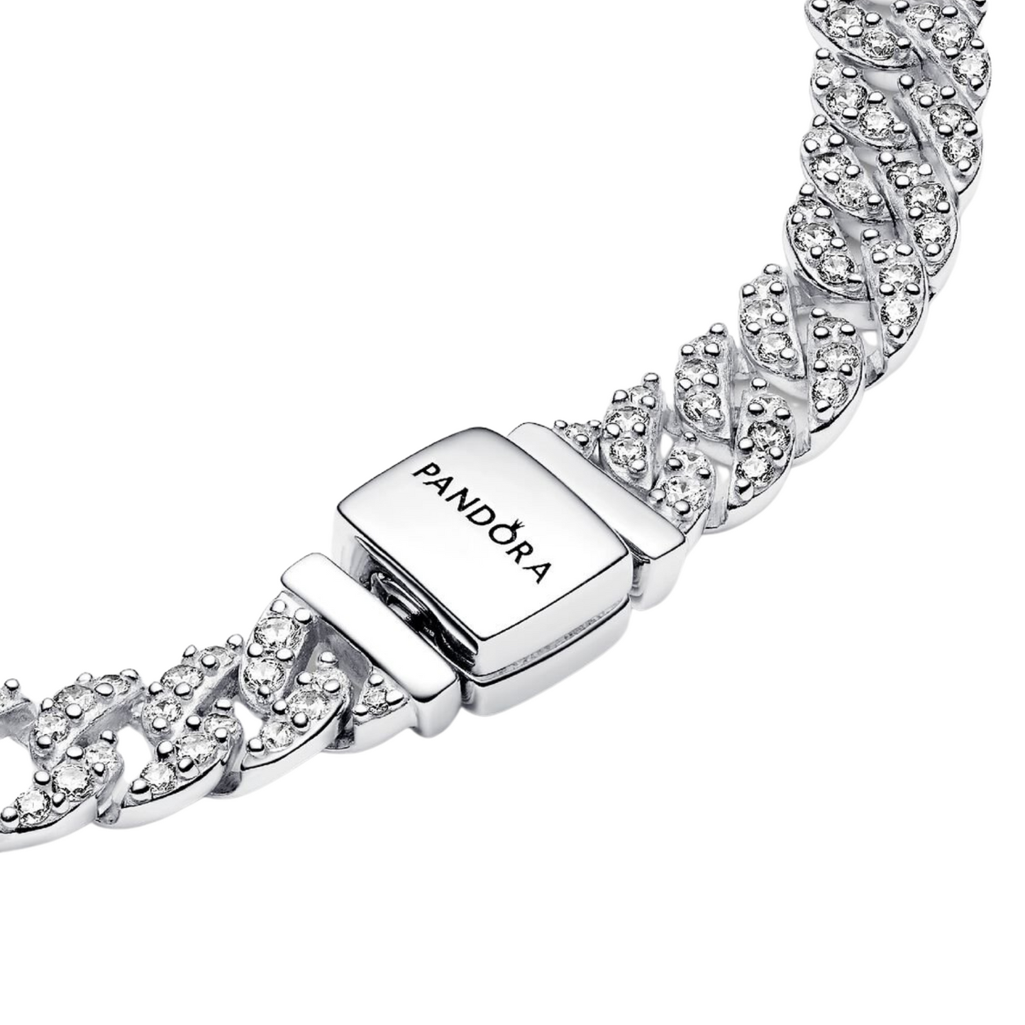 Pandora Rigid Open Bracelet Organic Shape - BeJoyasVintage
