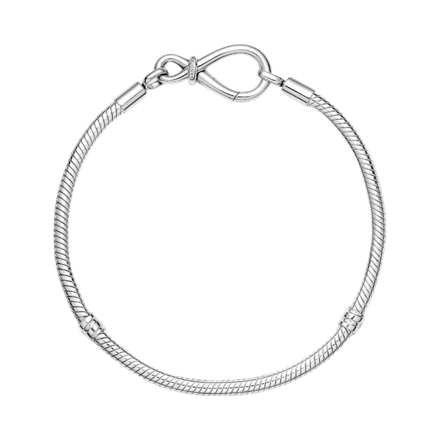 Pulsera Pandora Cadena de Serpiente Nudo Infinito - BeJoyasVintage