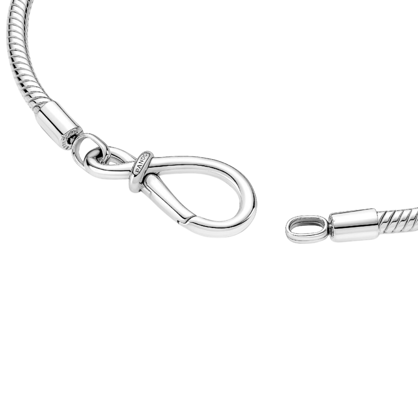 Pulsera Pandora Cadena de Serpiente Nudo Infinito - BeJoyasVintage