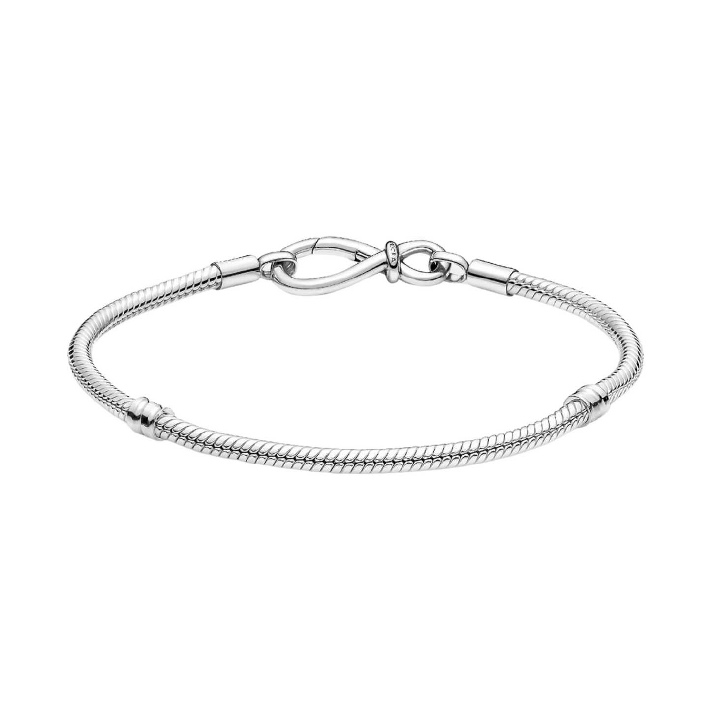 Pulsera Pandora Cadena de Serpiente Nudo Infinito - BeJoyasVintage