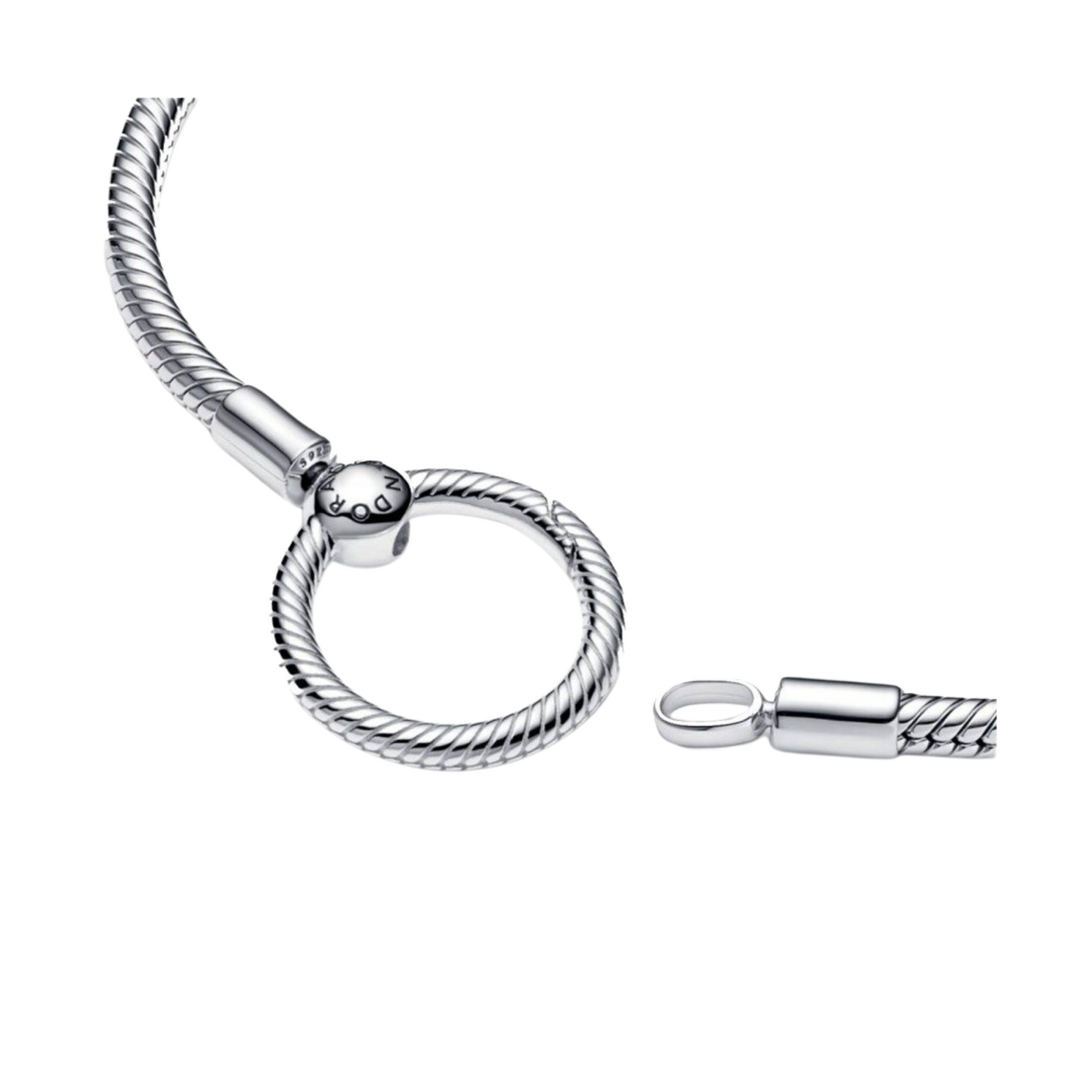 Pulsera Pandora Moments Cadena de Serpiente Cierre en O - BeJoyasVintage