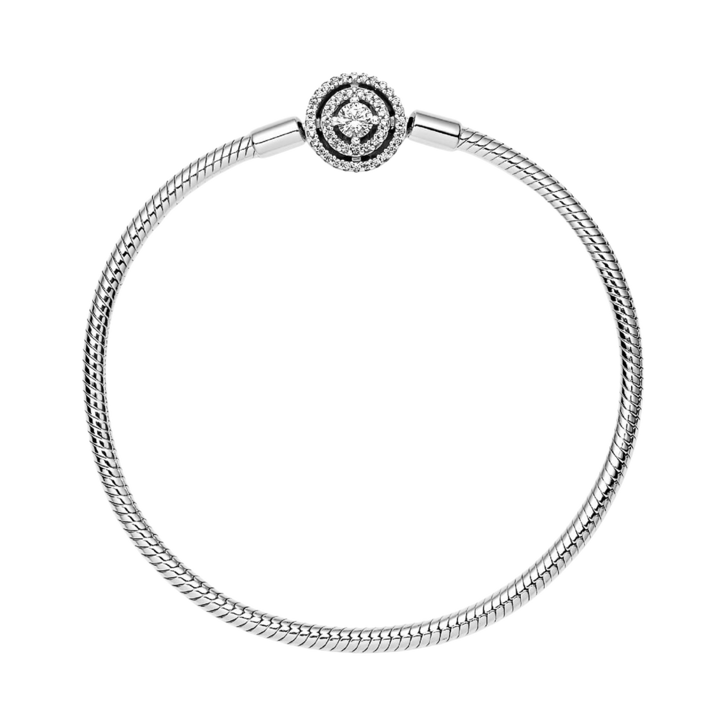 Pulsera Pandora Moments Cadena de Serpiente Halo - BeJoyasVintage