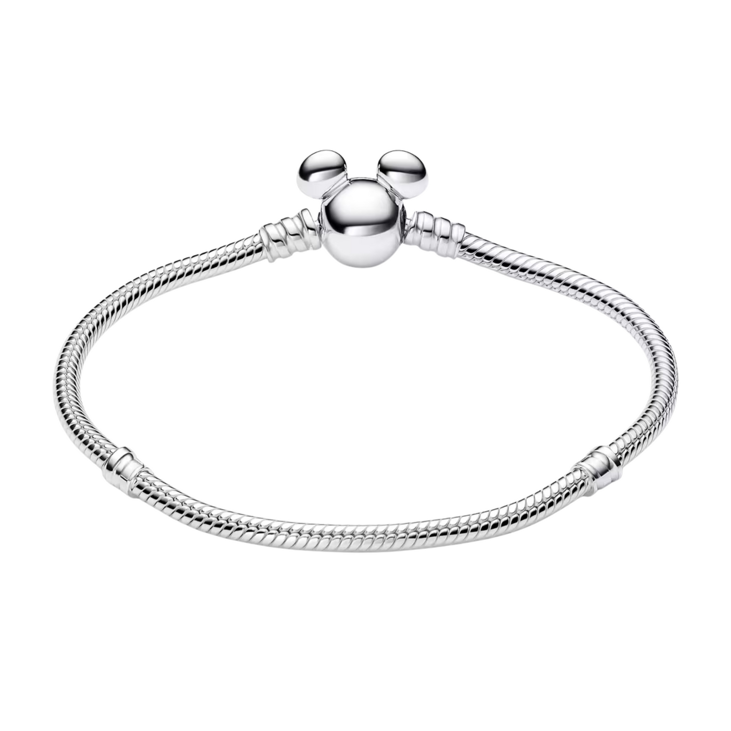 Pulsera Pandora Moments Cadena de Serpiente con Cierre Mickey Mouse de Disney - BeJoyasVintage