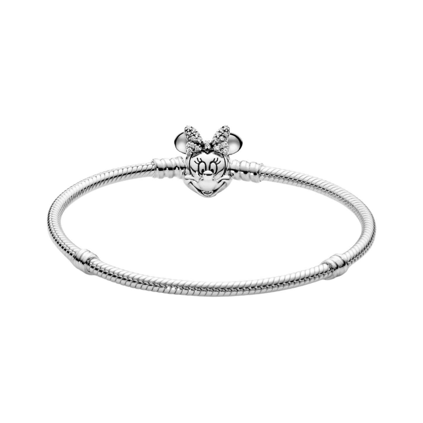 Pulsera Pandora Moments en plata de ley Retrato de Minnie Brillante - BeJoyasVintage