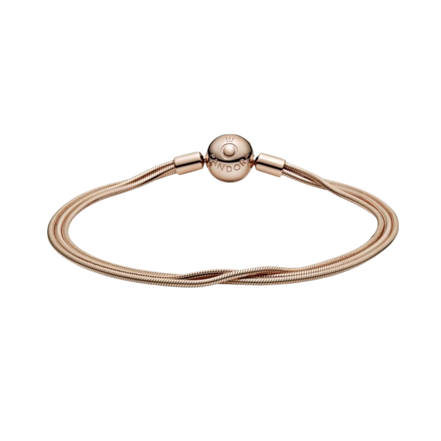 Pulsera Pandora Rose Multi Cadena Serpiente - BeJoyasVintage