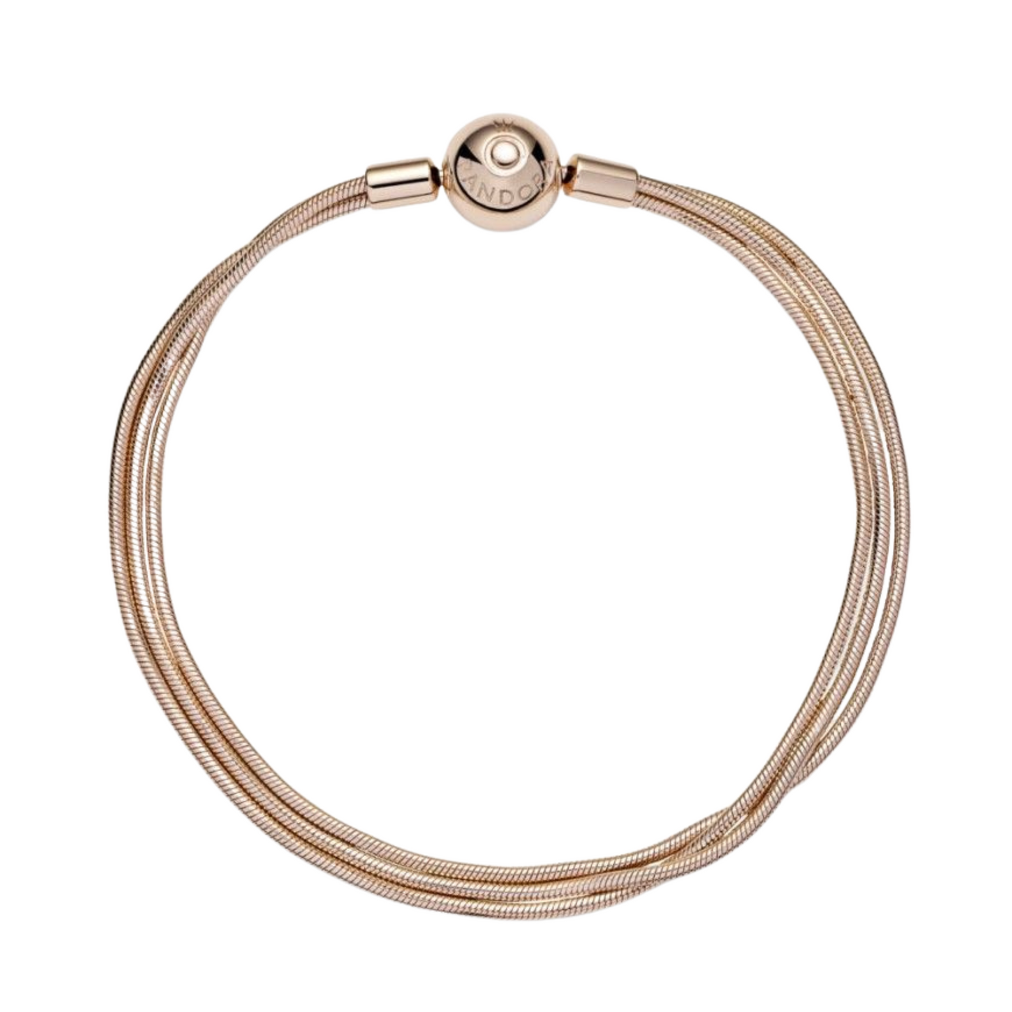 Pulsera Pandora Rose Multi Cadena Serpiente - BeJoyasVintage