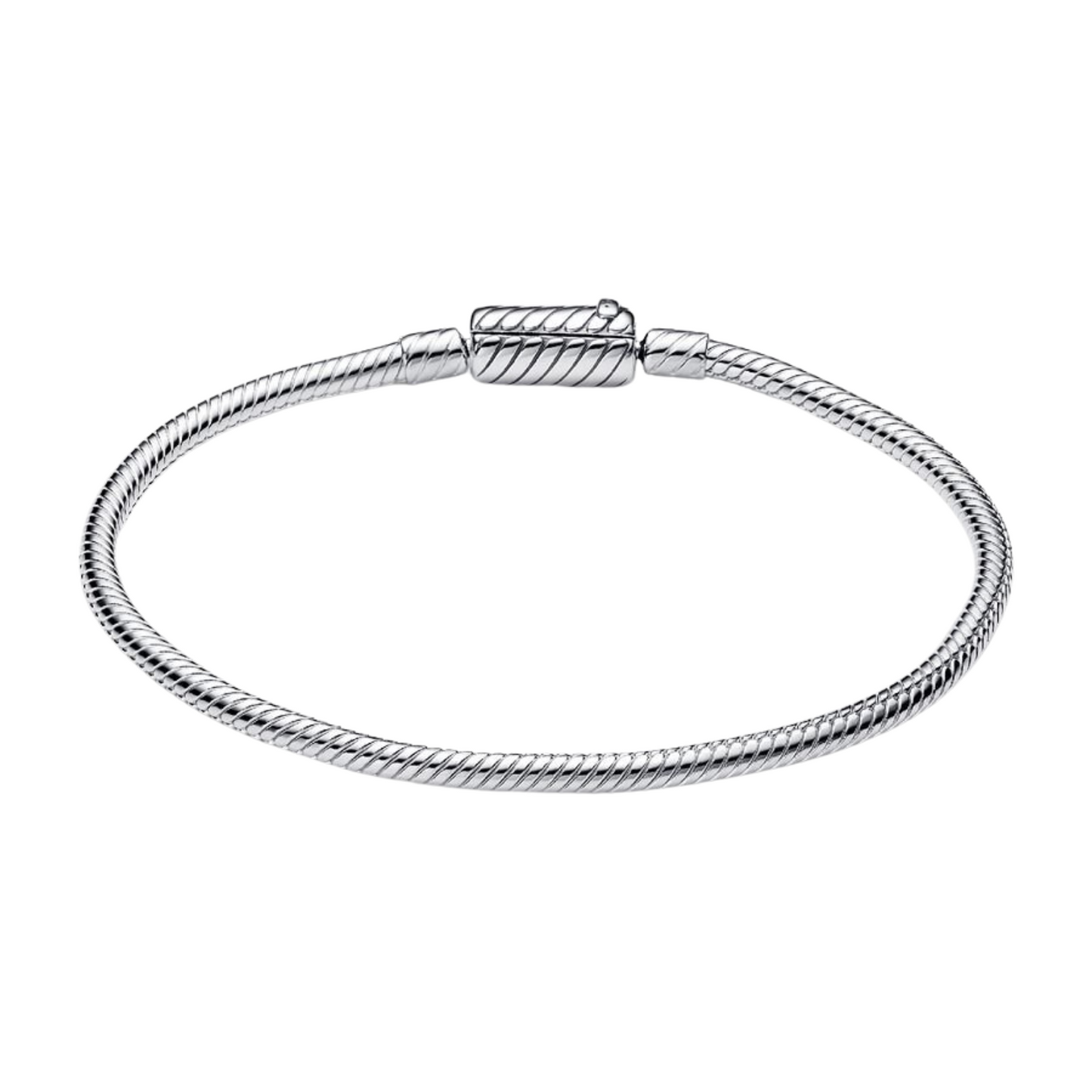 Pulsera Pandora cadena de serpiente con cierre deslizante magnético - BeJoyasVintage