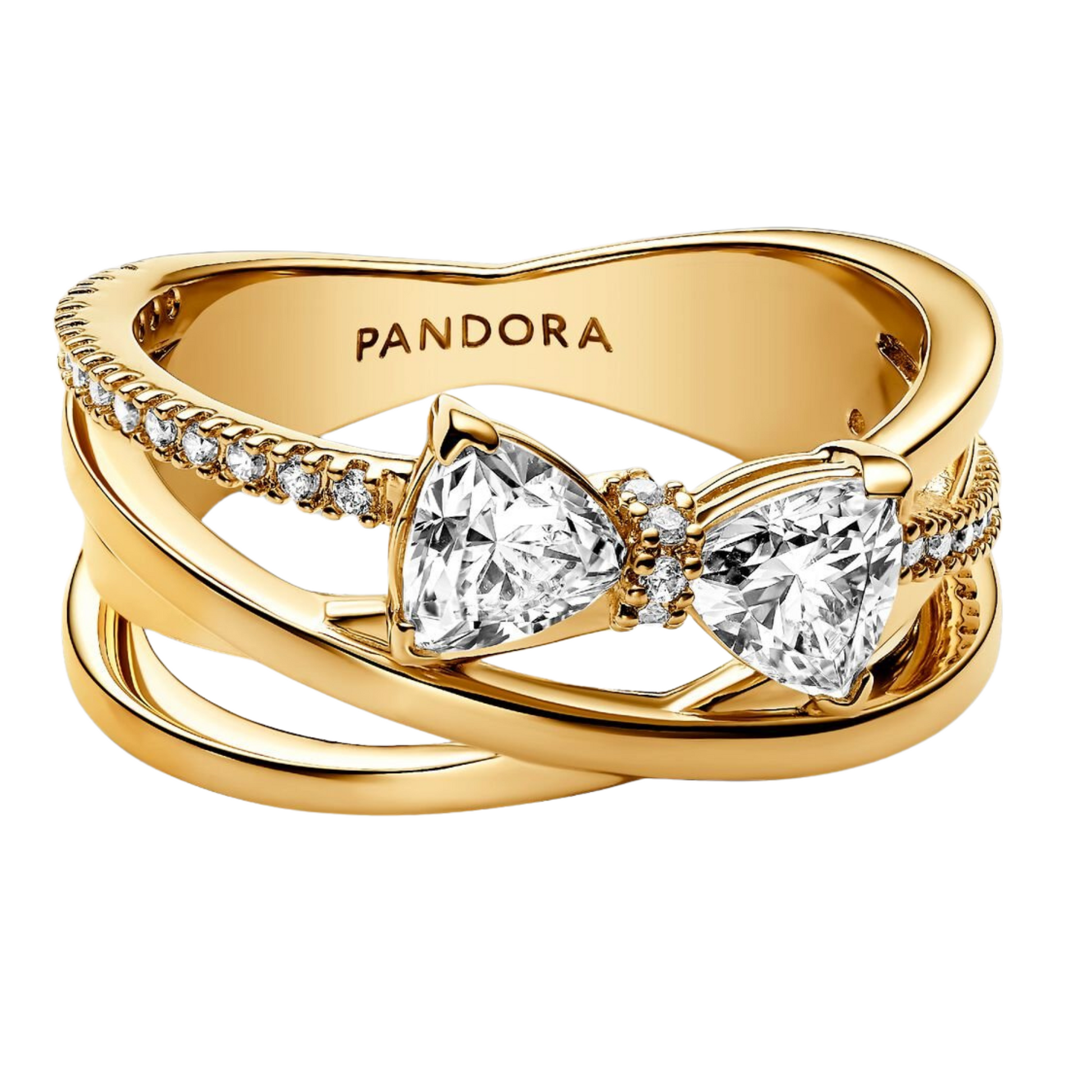 Pandora Ring Bright Red Level Heart BeJoyasVintage