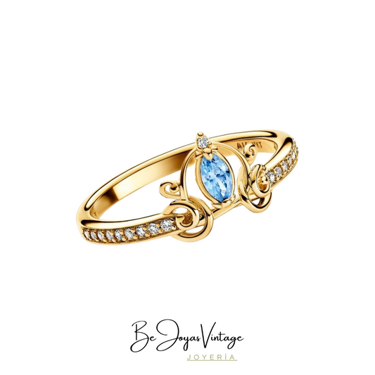 Anillo Pandora Carroza de La Cenicienta de Disney - BeJoyasVintage