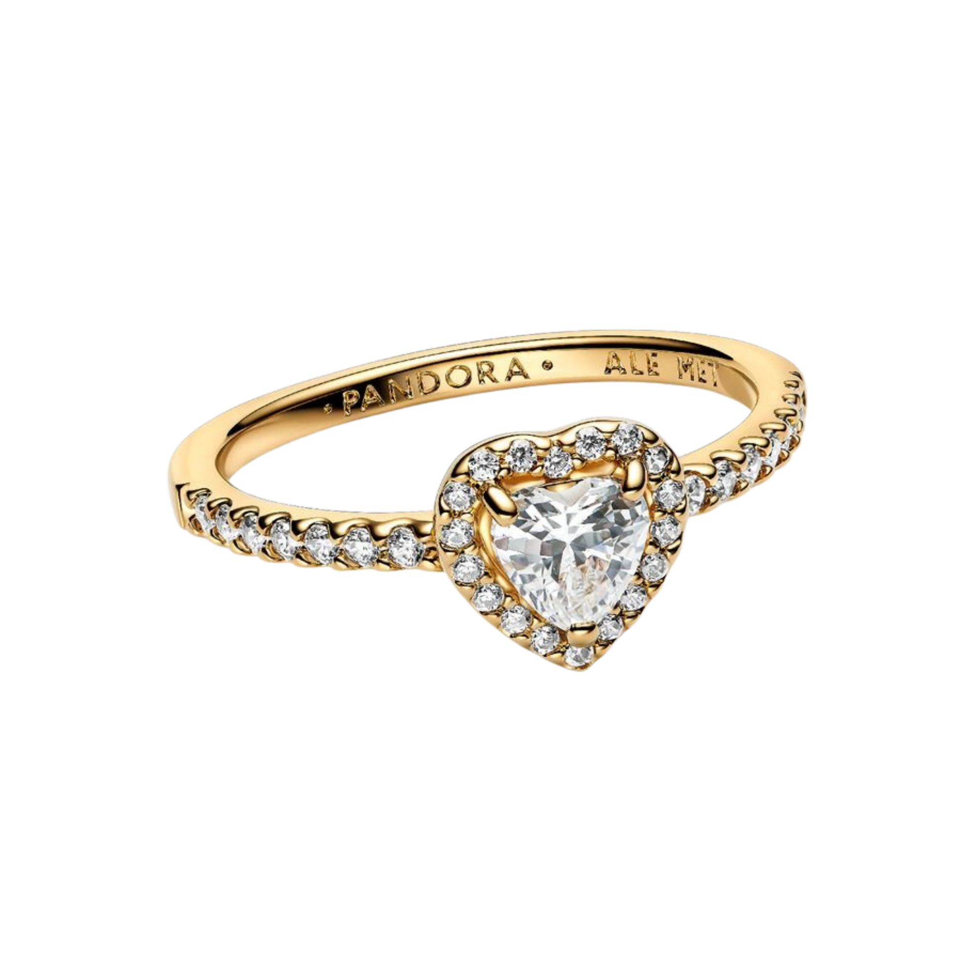 Pandora Ring Bright Red Level Heart BeJoyasVintage