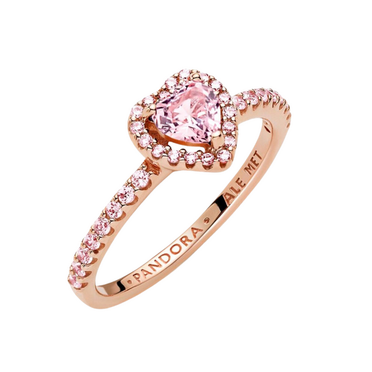 Anillo Pandora Corazón Brillante - BeJoyasVintage