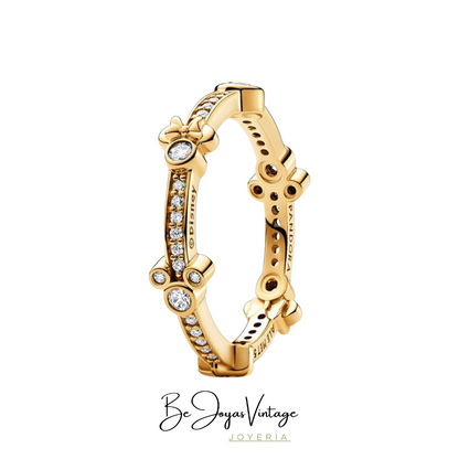 Anillo Pandora Eternidad Brillante Mickey Mouse & Minnie Mouse de Disney - BeJoyasVintage