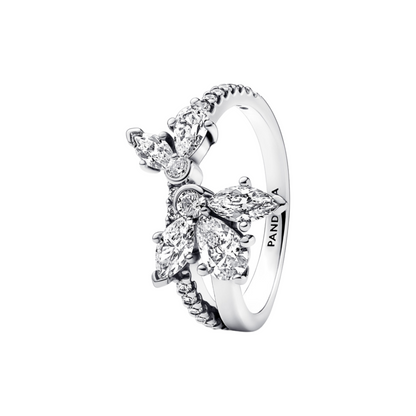 Anillo Pandora Herbario Brillante Asimétrico - BeJoyasVintage