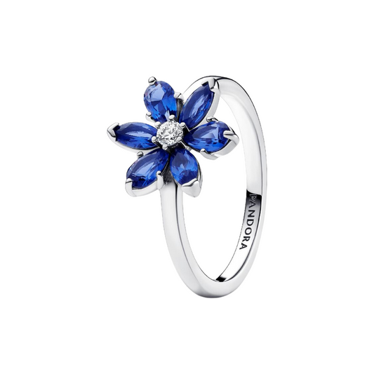 Pandora Herbarium Ring Shiny Blue - BeJoyasVintage