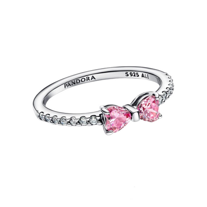 Anillo Pandora Lazo Rosa Brillante - BeJoyasVintage
