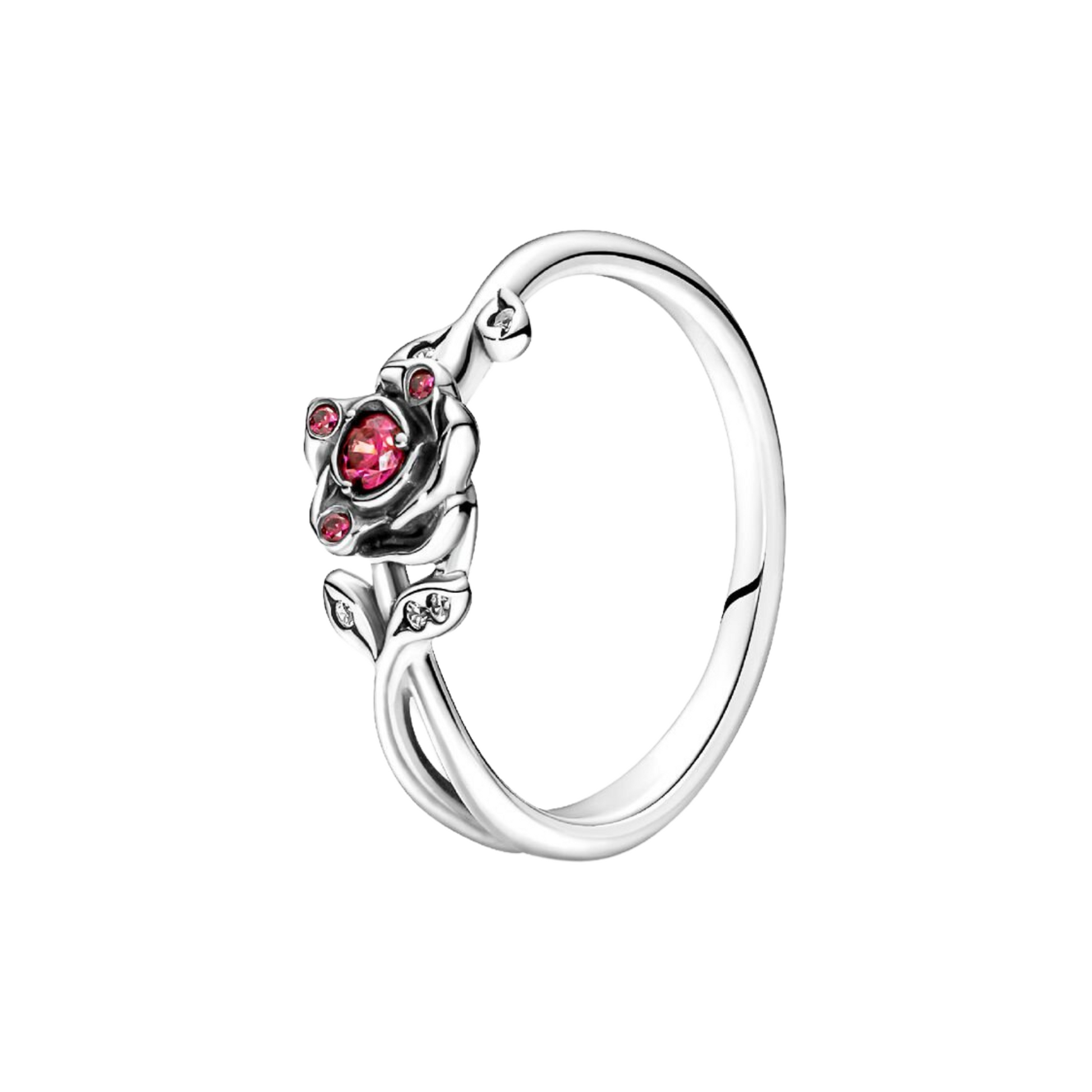 Anillo Pandora Rosa de La Bella y La Bestia de Disney BeJoyasVintage