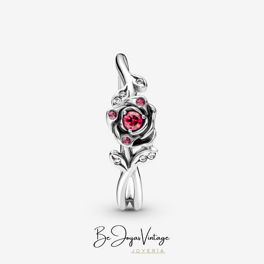 Anillo Pandora Rosa de La Bella y La Bestia de Disney - BeJoyasVintage