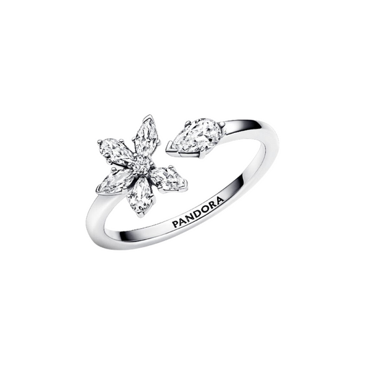 Pandora Open Ring Herbarium Shiny - BeJoyasVintage