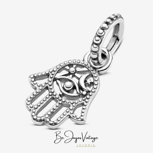 Pandora Hamsa Protective Pendant Charm - BeJoyasVintage 