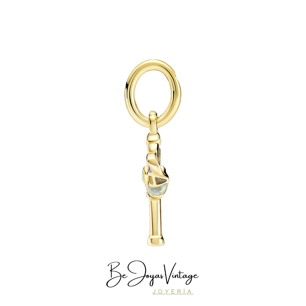 Charm Colgante Pandora Llave alada de Harry Potter - BeJoyasVintage
