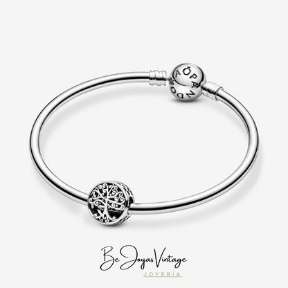 Pandora silver charm Family Roots - BeJoyasVintage 