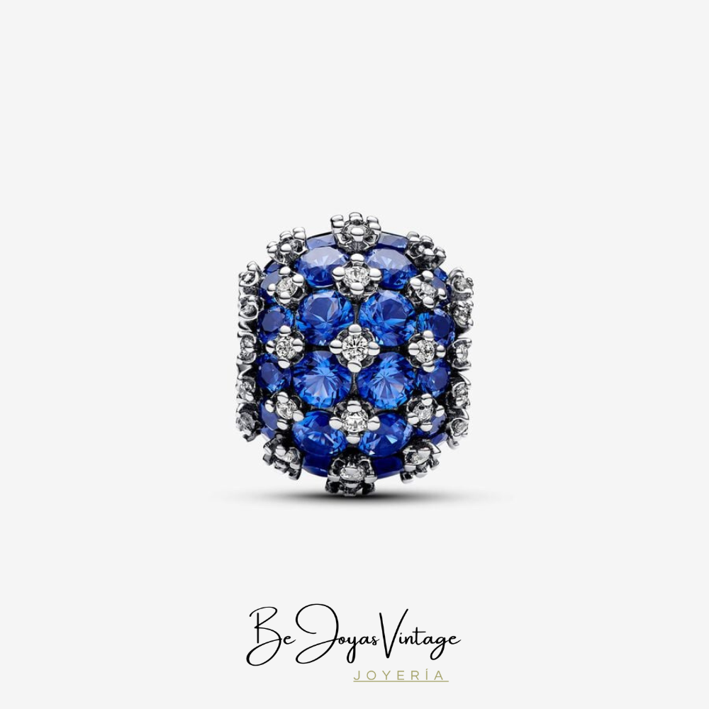 Pandora Round Brilliant Pave Charm - BeJoyasVintage 