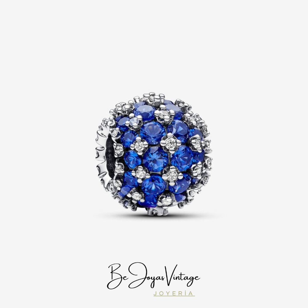 Pandora Round Brilliant Pave Charm - BeJoyasVintage 