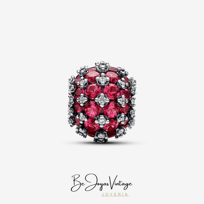 Pandora Round Brilliant Pave Charm - BeJoyasVintage 