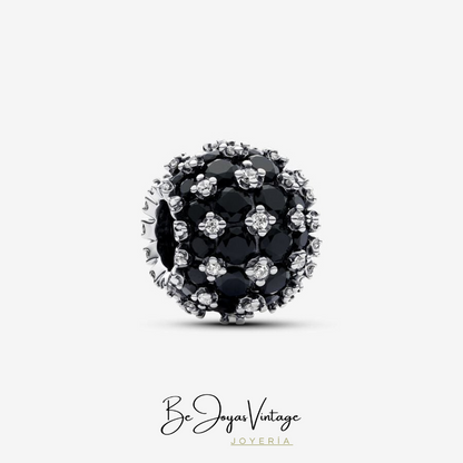 Pandora Round Brilliant Pave Charm - BeJoyasVintage 