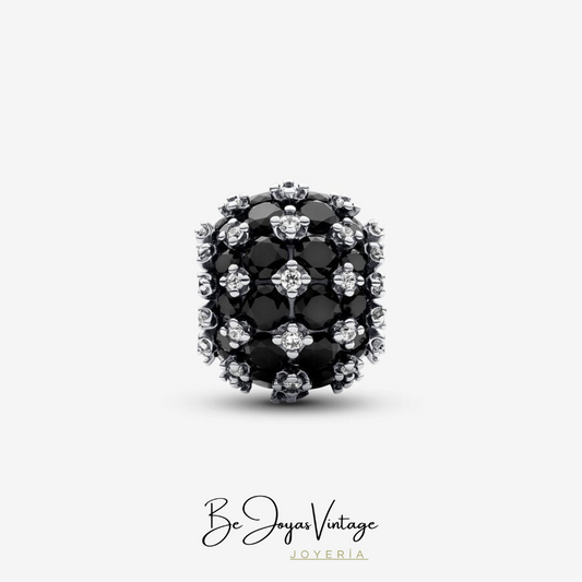 Pandora Round Brilliant Pave Charm - BeJoyasVintage 