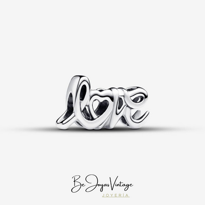 Pandora Love Handwritten Charm - BeJoyasVintage 