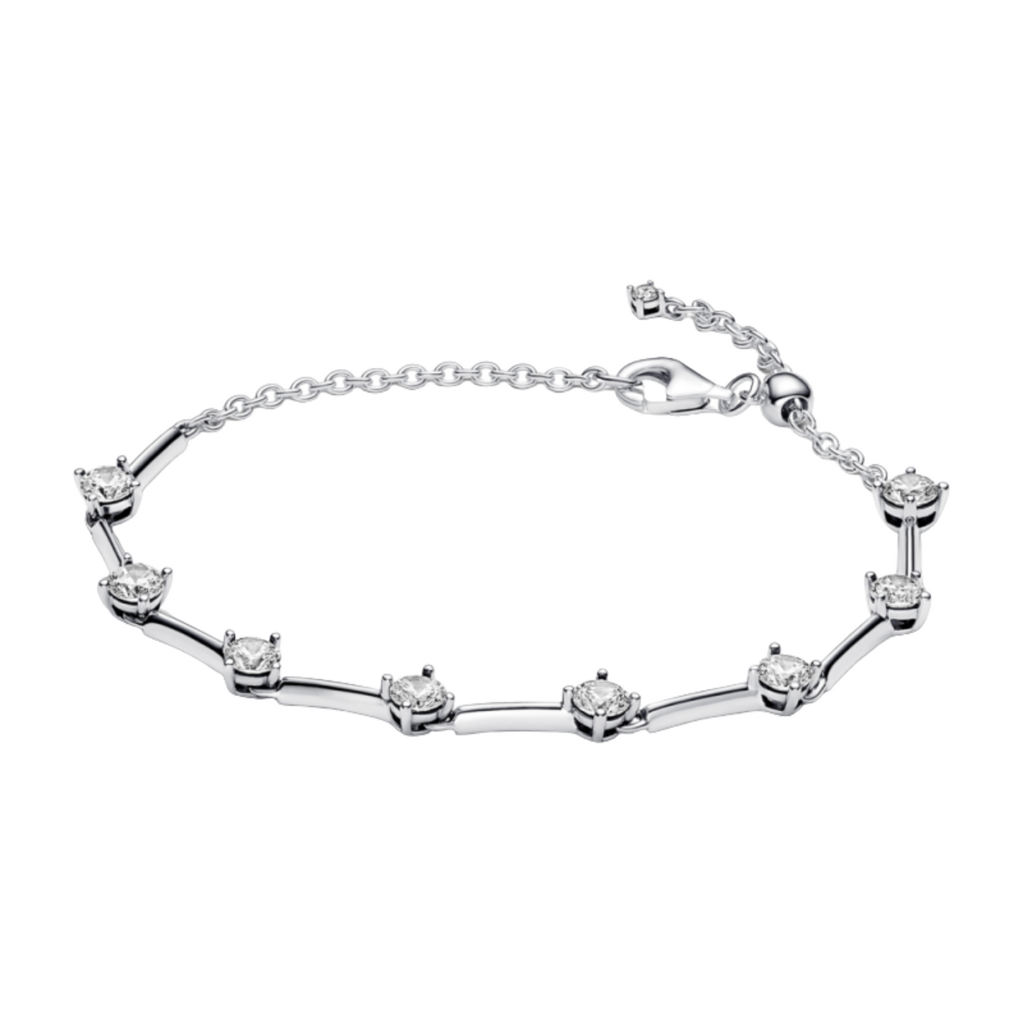 Pulsera Pandora Barras Brillantes - BeJoyasVintage