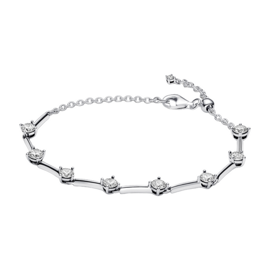 Pulsera Pandora Barras Brillantes - BeJoyasVintage