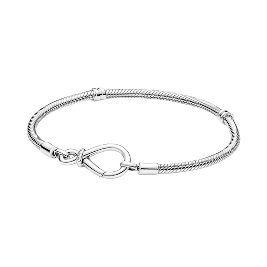 Pulsera Pandora Cadena de Serpiente Nudo Infinito - BeJoyasVintage