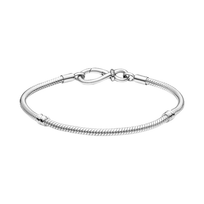 Pulsera Pandora Cadena de Serpiente Nudo Infinito - BeJoyasVintage