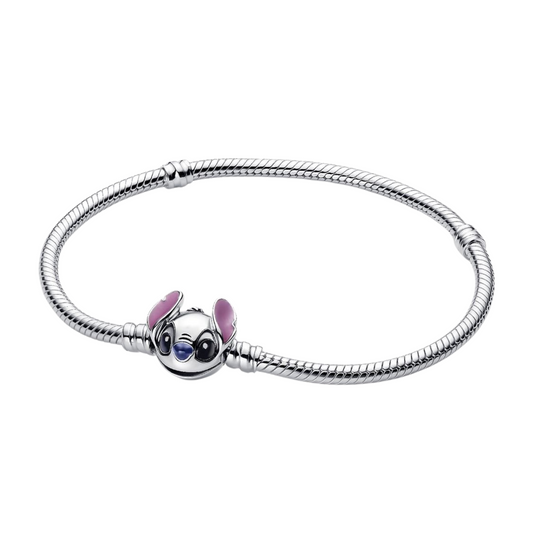 Pulsera Pandora Cadena de Serpiente Stitch de Disney - BeJoyasVintage