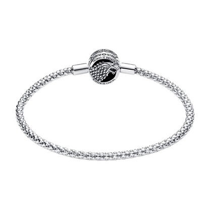 Pulsera Pandora Moments Cadena con Tachuelas con Cierre Casa Sigil de Juego de Tronos - BeJoyasVintage