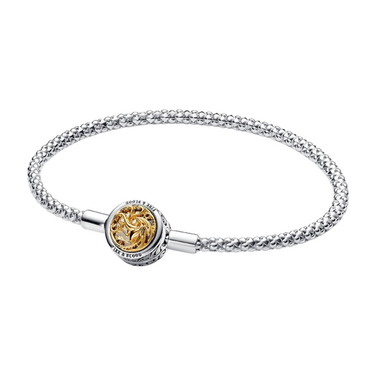 Pulsera Pandora Moments Cadena con Tachuelas con Cierre Casa Sigil de Juego de Tronos - BeJoyasVintage