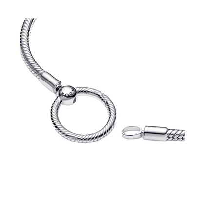 Pulsera Pandora Moments Cadena de Serpiente Cierre en O - BeJoyasVintage