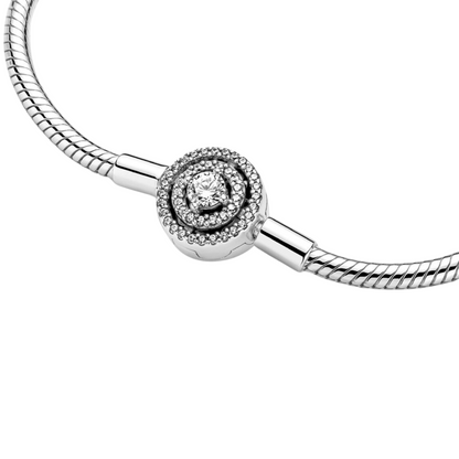Pulsera Pandora Moments Cadena de Serpiente Halo - BeJoyasVintage