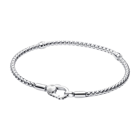 Pulsera Pandora Moments Cadena y Cierre con Tachuelas - BeJoyasVintage