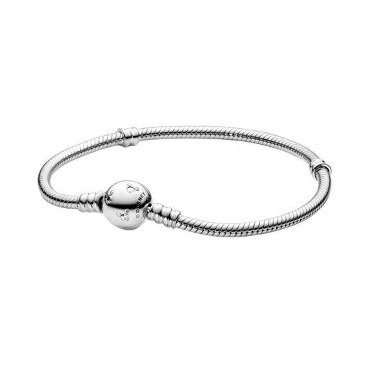 Pulsera Pandora Moments Rígida con Cierre Mickey  - BeJoyasVintage