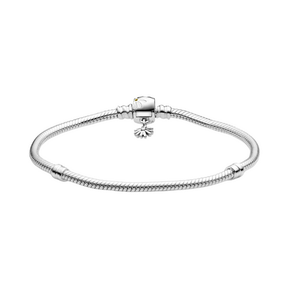 Pulsera Pandora Moments con Cierre de Margaritas - BeJoyasVintage