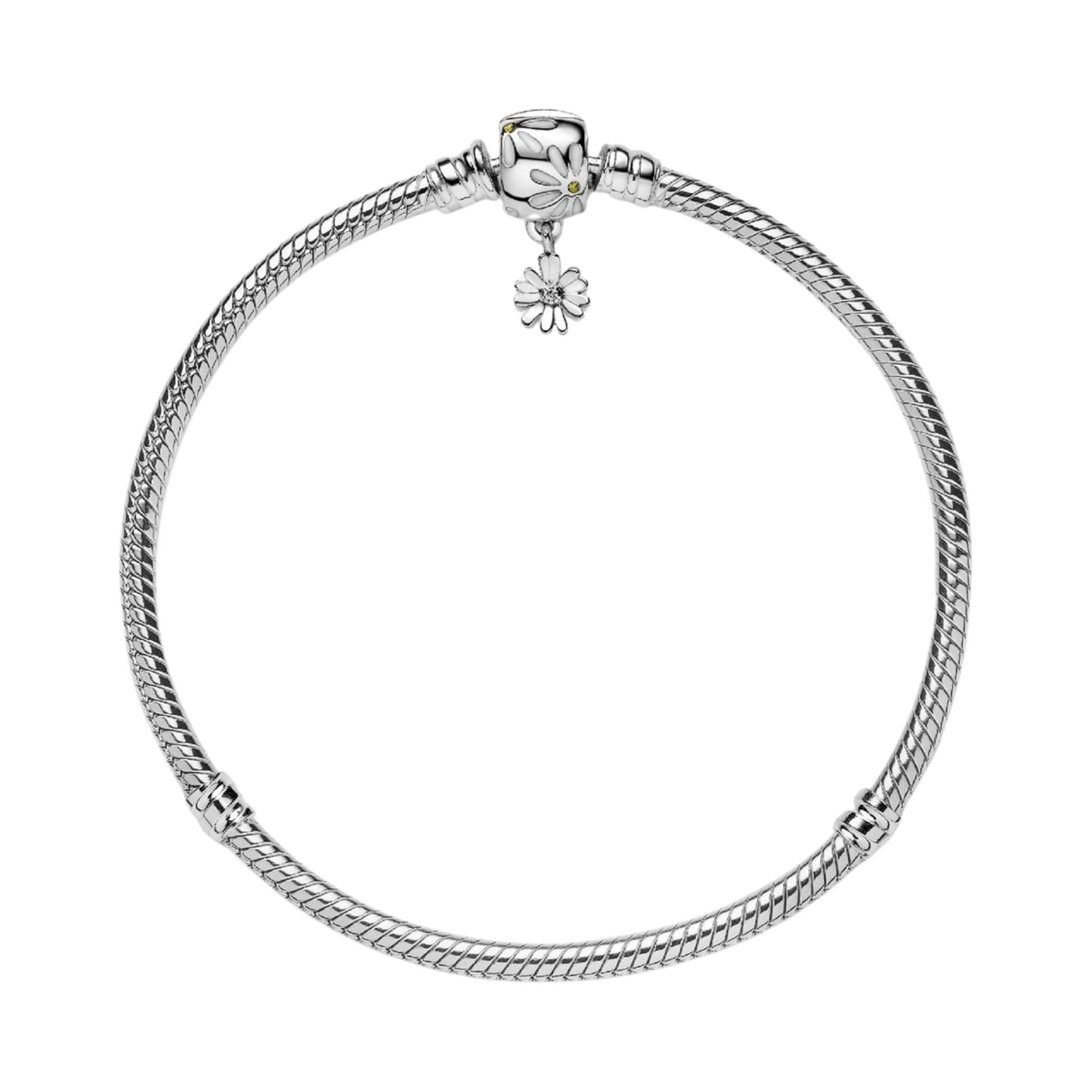 Pulsera Pandora Moments con Cierre de Margaritas - BeJoyasVintage