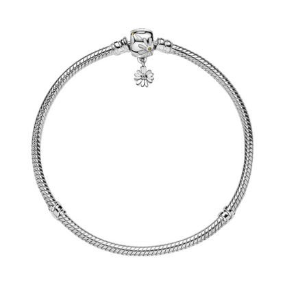 Pulsera Pandora Moments con Cierre de Margaritas - BeJoyasVintage