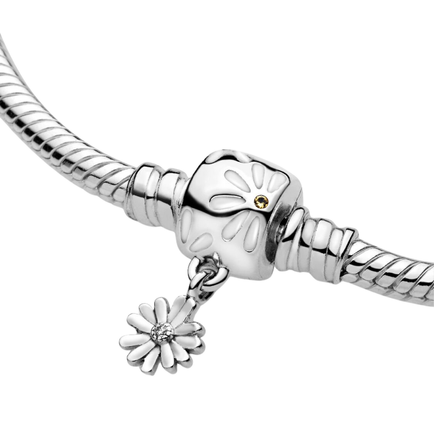 Pulsera Pandora Moments con Cierre de Margaritas - BeJoyasVintage