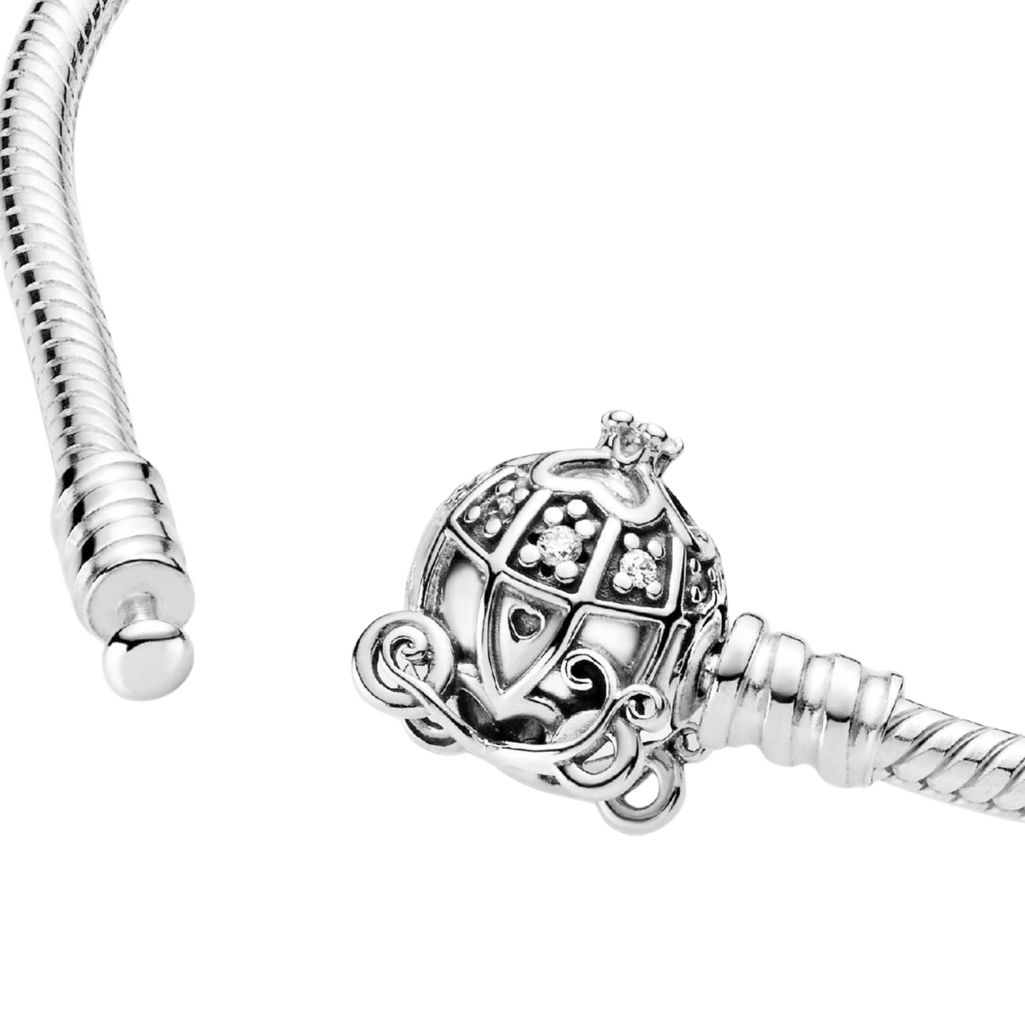 Pulsera Pandora Moments de Pandora con Cierre de Carroza Calabaza de Cenicienta de Disney - BeJoyasVintage
